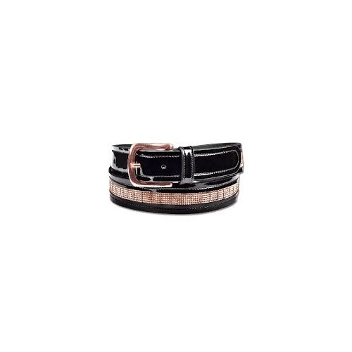 Rose Gold Leather Belt [Size: 85cm]