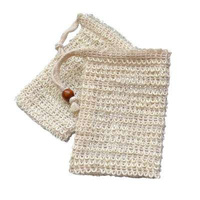 Bee Kind Natural Linen Soap Saver Bag