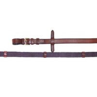 Canta Web Reins, Leather Stoppers