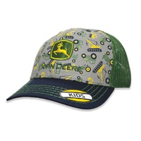 JD Kids All Over Pattern Trucker Cap