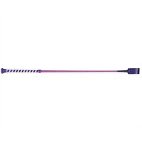 Nu-Buck Riding Crop with Glitter Handle