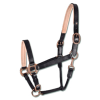 Rose Gold Leather Halter