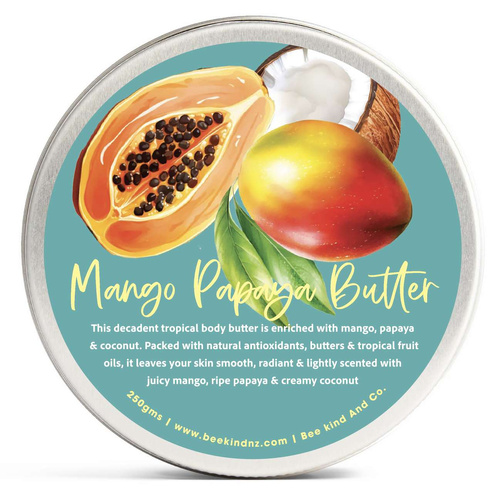 Bee Kind Tropical Mango, Papaya & Coconut Body Butter