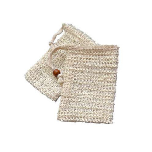 Bee Kind Natural Linen Soap Saver Bag