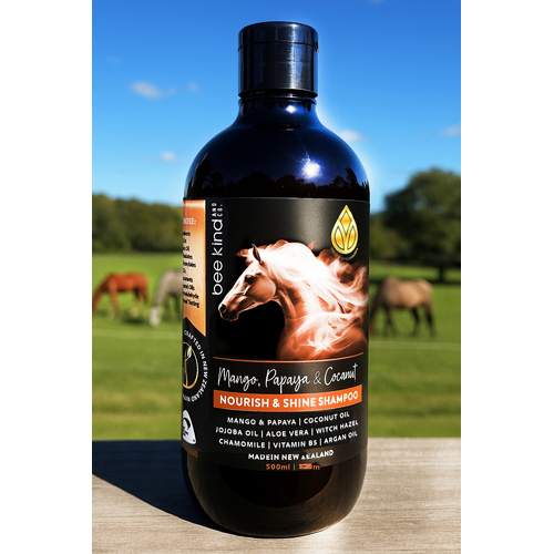 Bee Kind Mango Papaya & Coconut Shampoo For Horses