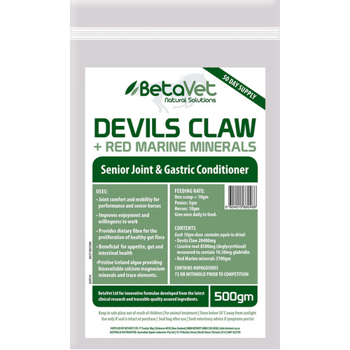 Betavet Devil's Claw + Red Marine Minerals
