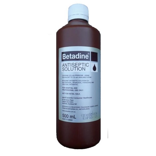 Povidone Iodine solution - Désinfectant pour chevaux