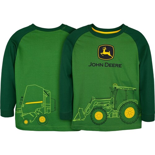 JD Hay Baler Long Sleeve T [size: child 5]