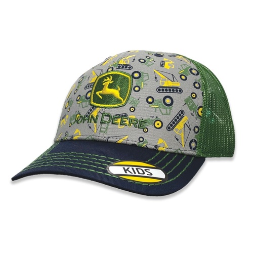 JD Kids All Over Pattern Trucker Cap