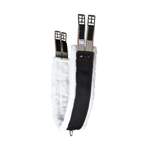 Walsh Nylon Girth Removable Fleece [Colour: Black] [Size: 46 inch]