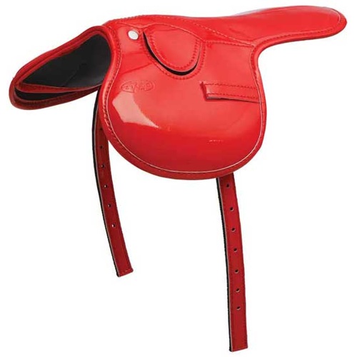 Zilco Patent Race Saddles [Colour: Black] [weight: 350g]