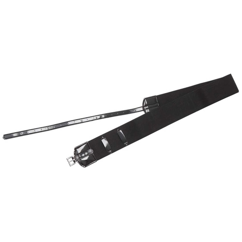 Zilco Single Elastic Race Surcingle [Length: 90cm] [Colour: Black]